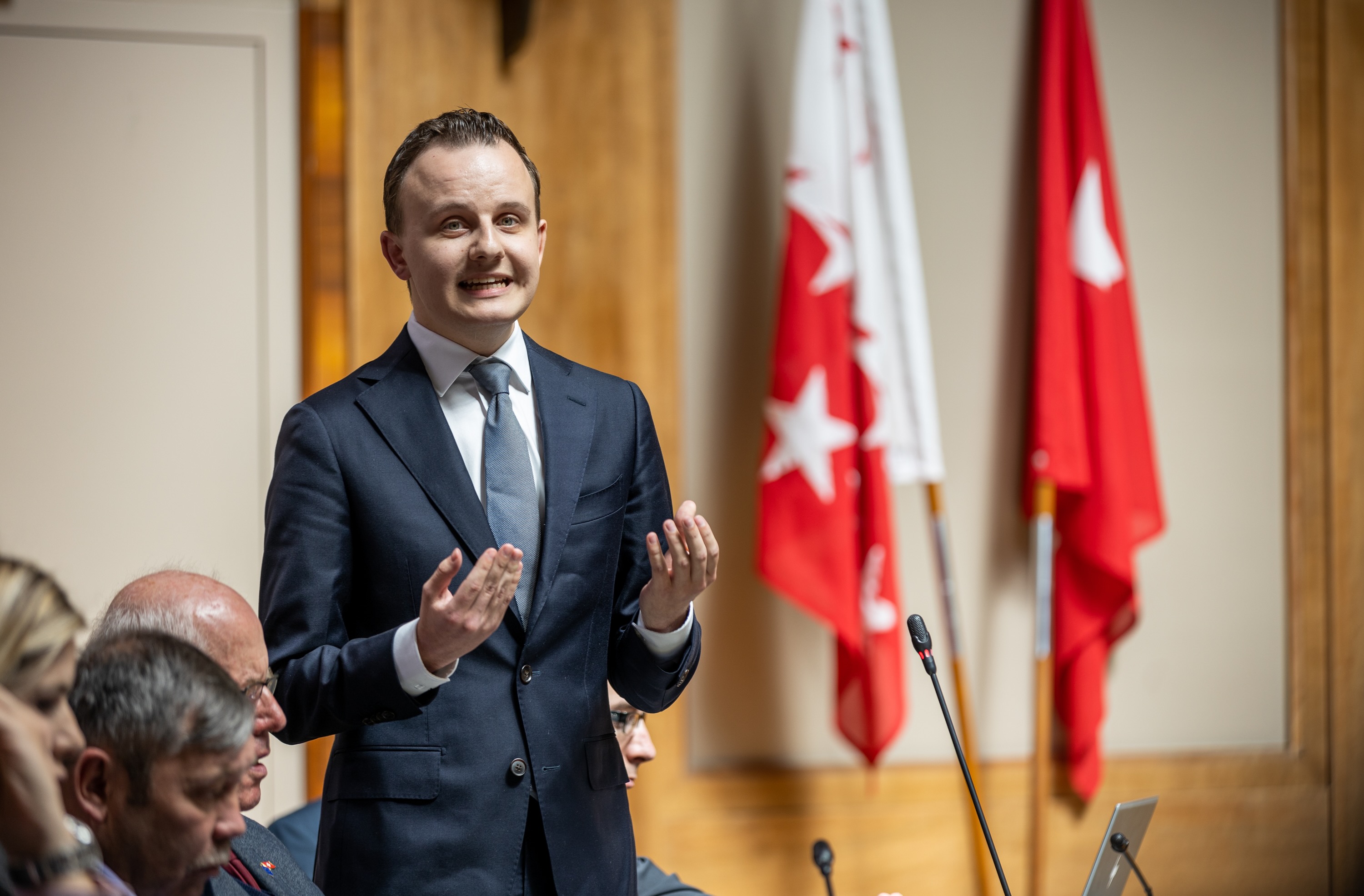 Romano Amacker im Verfassungsrat